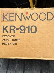 Kenwood Model KR-910 Am-fm Stereo Receiver VTG By ox And Manual