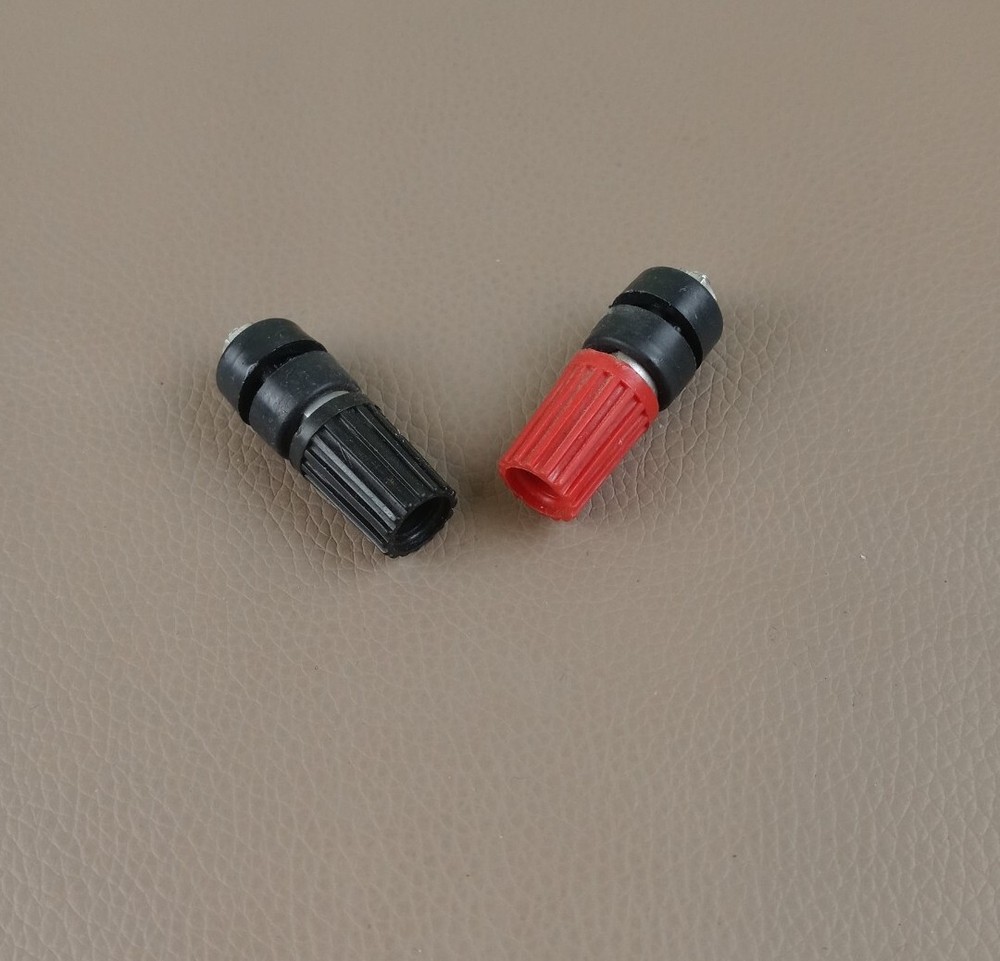 HEATHKIT AR1500 SPEAKER TERMINAL ONE PAIR OF BLACK AND RED