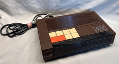 Vintage Toshiba RC-7100 Clock Radio AM FM Digital Alarm Tested Works Retro Brown