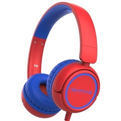 Kids Headphones Wired, Stereo Foldable Tangle-Free 3.5mm Jack Adjustable On