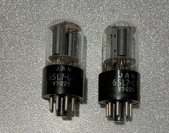 Pair of RCA 6SL7GT/VT229 Preamp tubes