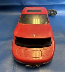 Quantum International Red Sports Car VHS Tape Rewinder 5000 Lamborghini Style