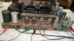 Sherwood S-8000 IV Stereo Tube Amplifier FM Tuner Works Sounds Nice