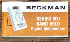 Beckman Series 300 Multimeter Owner / User Manual *Original*