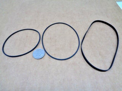 3 PCS BELT KIT FITS KENWOOD CASSETTE PLAYER KX~550 KX~605 KX~650 three NEW belts