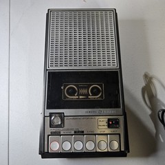 Vintage GE 3-5105 Tape Recorder w/dual Mic system both mics work super clean!