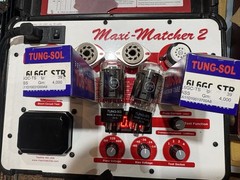 New In Box Tung-Sol 6L6GC STR Factory Matched Tube Pair – Dealer Stock