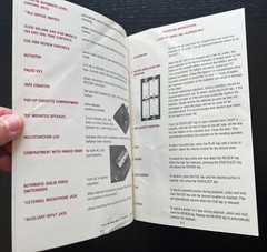 Audiotronics Classette 260 Series Cassette Tape Player Owner Instructions Manual