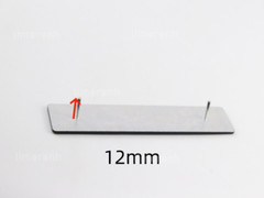 2pcs NEXO Logo Badge Aluminum Replacement Piece 105mm X 22mm