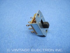 NOS HAFLER 3PDT Miniature Slide Switch (P500 Amplifier): P/N SWH-136/SZ117 (USA)