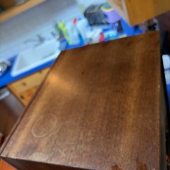 DLK 1 1/2 Vintage Wood Cabinet Home Audio Floor Standing Speaker