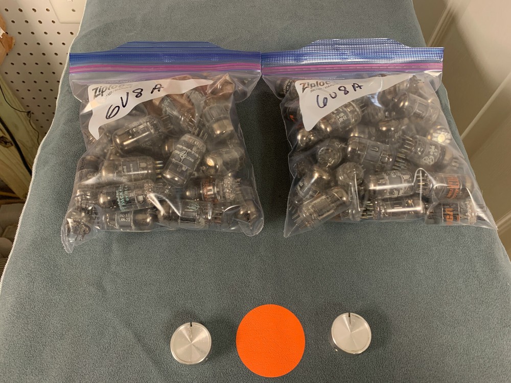 GE / RCA / Beckman 6U8 Vacuum Tubes Untested – (85-95) Tubes In All