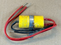 NOS Vintage TVA-2515 Sprague Atom Paper Capacitor 20 + 20 uf 250v Firecracker