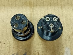 Bulgin P73 plug and socket Vintage British valve amplifier Leak Marshall Vox
