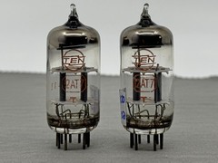 (2) Ten (Kobe Kogyo Corp) 12AT7 Preamp Tubes Made in Japan Test Strong Amplitrex