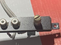 Pioneer PL-51 Stereo Turntable – Parting Out – Ground Wire / RCA Input Block