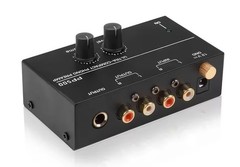 DLX PHONO PRE-AMP With Adjustable Level Out & Headphone Amp!! FREE RCA CABLE!