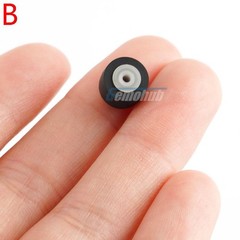 NEW 8.7*6.9*1.4mm Tape Recorder Pinch Roller Wheel Rubber Pressure Belt Pulleys