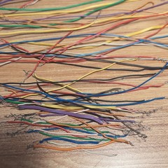 *OEM PARTS* PIONEER SX-1050 *HUGE LOT OF COLOR CODED WIRES*