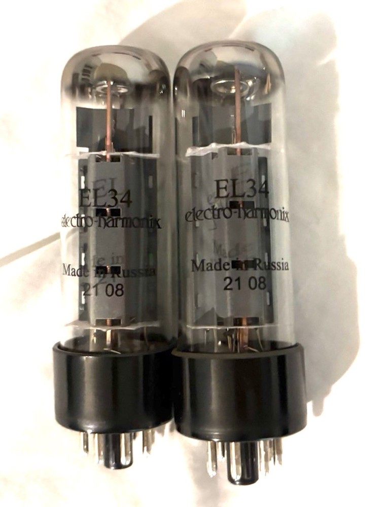 Electro-Harmonix EL34, Matched Pair (2 Tubes)