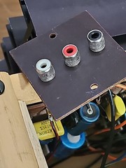 Vintage DIY Solid State Power Amplifier TO-3 Transistors Large Heatsinks AS-IS