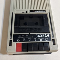 Califone 3432AV Cassette Recorder Player Tested Works Intermittent Speed Vintage