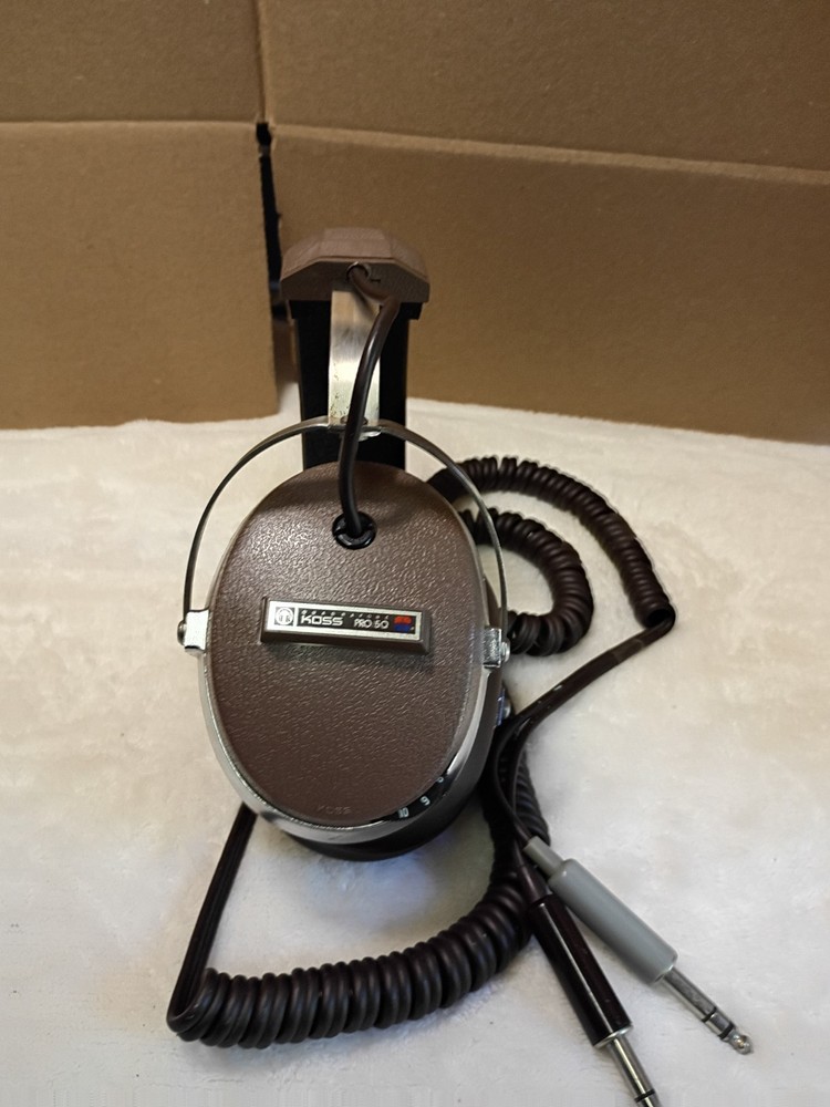 Vintage Koss Pro/5VQ Dual Plugs, Headphones 70’s Stereo, Tested ✓