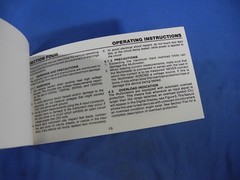 BECKMAN BOOKLET TECH 300 & TECH 310 DIGITAL MULTIMETERS ORIGINAL FACTORY ISSUE