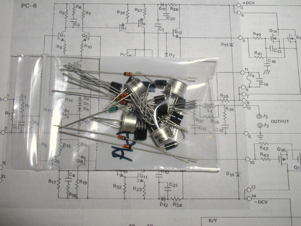 HAFLER DH-200 PC-6 SEMICONDUCTOR REPAIR KIT