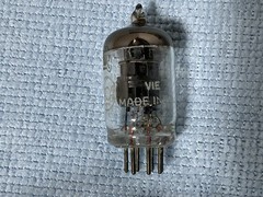 10 NOS RCA JRC 9001 Vacuum Tubes Black Plate Square Getter WW2 Box Dated 1945