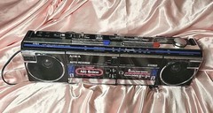 VERY RARE Vintage AIWA CS-W660 Stereo Dual Cassette Recorder Boombox Tested READ