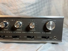 Late 60s Kenwood KA-2500 Integrated Amp-Tested, Cleaned, Near Mint