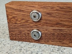 Pioneer RT-707 Side Rails, Solid MAHOGANY fits RT-701 too Cheeks Beautiful