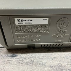 Emerson EWV403A VHS VCR Video Cassette Recorder DA-4 NO REMOTE