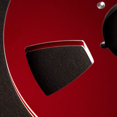 1X Pro Red Full Edge Polished 10.5″ 1/4″ Empty Tape Reel For Tape Recorders