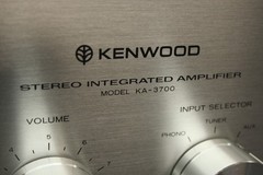 🔥🔥 Kenwood KA-3700 Stereo Integrated Amplifier Equalizer, Silver. GREAT 🔥🔥