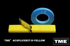 Splicing Kit Open Reel Audio W/ 1/4″ YELLOW Splicing Block & Splicing Tape NEW!