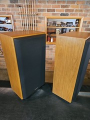 **USA MADE** Vintage Technics SB-CR77 3-Way Floor Speakers Pair 200W 8ohm