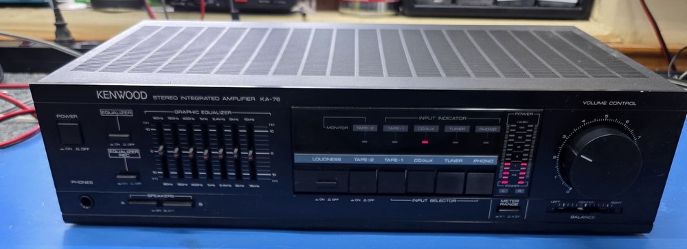 Kenwood KA-76 Stereo Integrated Amplifier Tested and Serviced