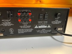 Vintage 1980s 80s Optimus STA-2170 Synthesized 100W Stereo Receiver PHONO TESTED