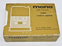 Vintage Mona MK-703SR 8 Track Player Stereo Cassette Adapter “Rew Stop Play”