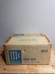 Mcintosh MR80 Digital FM Tuner Very Clean In Original Box MR-80 Tested Working