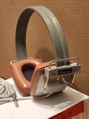 Vintage Sansui Headphones – Model SS-1 Adjustable Headband – Over Ear – FreeShip