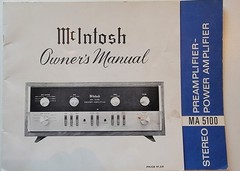 mcintosh ma5100 integrated amplifier vintage