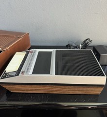 VTG Bell & Howell Audio Cube Cassette Recorder 450A + Case & Pwr Cord – Works