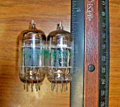 2 Strong Matched GE Short Gray Plate Solid O Getter JG-5814A Tubes Support Rods