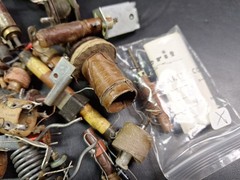 Mixed lot of new and used antique radio IF RF Antenna Coils