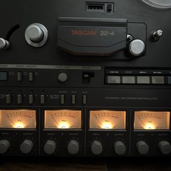 Tascam Teac 22-4 4 Channel Reel to Reel Tape Recorder As Is For Parts Turns On