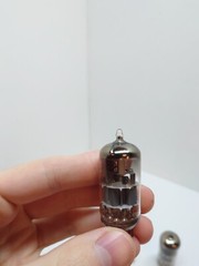 Matched Pair of Amperex 6DJ8 ECC88 Code GA2 TV-7 Tested VACUUM TUBE D-Getter