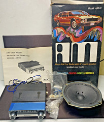 VINTAGE 1970s AUDIOVOX AM CAR RADIO MODEL AM-IC